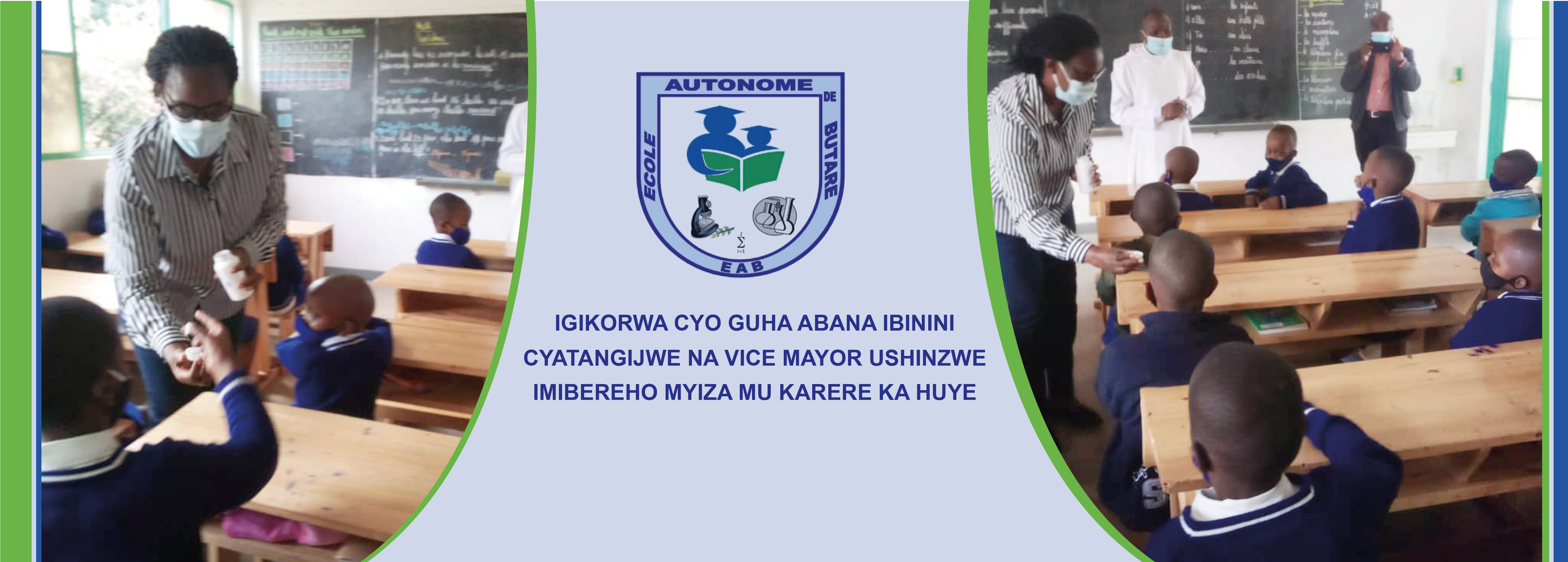 "Igikorwa cyo guha abana ibinini cyatangijwe na V/Mayor"